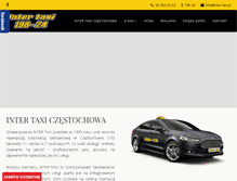 Tablet Screenshot of inter-taxi.pl